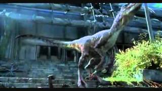 Jurassic park 3 velociraptor Scenes [upl. by Merrilee]