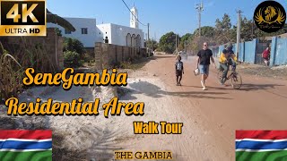 4K 🇬🇲 SENEGAMBIA Residential Area In KOLOLI Virtaul Walking Tour In THE GAMBIA West Africa [upl. by Kyre]