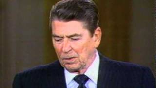 Ronald Reagan calls Colonel Gaddafi Mad Dog [upl. by Htomit]