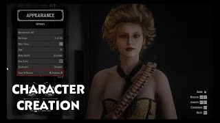 RED DEAD ONLINE  Character Creation  Female [upl. by Ennaer321]