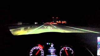 Mercedes C W205 autopilot  distronic plus in night 170kmh [upl. by Eeleak583]