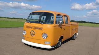 1973 VOLKSWAGEN TRANSPORTER T2 DOKA CREW CAB [upl. by Eed]