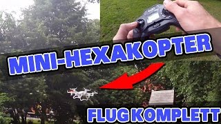 Simulus MiniHexacopter GH6 FLUG KOMPLETT [upl. by Yenial569]