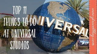 Top 11 Things to Do at Universal Orlando Resort [upl. by Dlarrej]