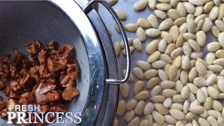 Chef Trick How to Blanch Almonds  Fresh P [upl. by Aihsekram]