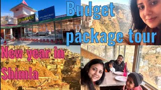 Delhi to Shimla low budget package tour by road  2Namp 3days Shimla in January hotel room tour [upl. by Nohs]