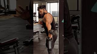 Triceps kick back 🎯 youtube motivation trending niksfit gym trendingshorts shorts feed [upl. by Avek590]