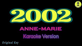 2002  AnneMarie Karaoke Version  with guide on the first bar [upl. by Sotnas]