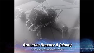 Armattan Rooster 5 clone 6S Build Maiden Flight [upl. by Cindee]