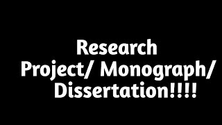 How to Start Writing Masters LLM Dissertation MonographResearch Project Easy explanation [upl. by Ainotna366]