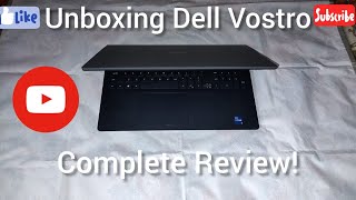 Unboxing Dell Vostro 3510  Specifications and Complete Review [upl. by Yanaj]