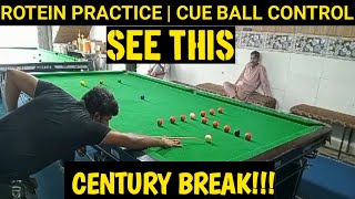 Snooker Practice  Cue Ball Control  Century Break [upl. by Yerac939]