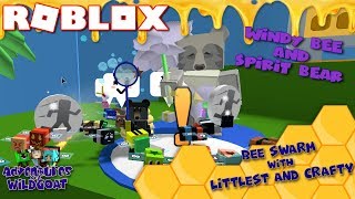 NEW Windy Bee and Spirit Bear  Roblox Bee Swarm Simulator [upl. by Averil]