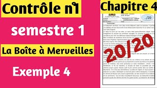 Contrôle 1 semestre 1 français 1 bac [upl. by Pimbley]