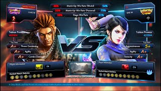 Zafina VS Eddy Gordo TGO  Tekken 7  Online Ranked Matches  Tekken 7 Gameplay 614 [upl. by Fisk583]