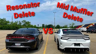 Resonator vs Muffler Delete Which Sounds Better [upl. by Cocks]