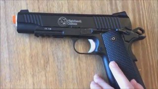 KWC Elite Force 1911 Co2 Blowback Airsoft Pistol MaintenanceReassembly Guide [upl. by Leclair]