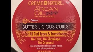 Cream of Nature Butter Licious Curls Review [upl. by Eerhs]