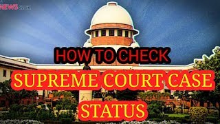 How to check Supreme Court case status for Tamil [upl. by Agn]