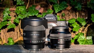 20mm vs 50mm lens for Landscape Photography  Sony FE 20mm 18 and 50mm 25 [upl. by Mendive]