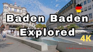 Baden Baden Walking Tour A Visual Feast for Travel Enthusiasts 🇩🇪 [upl. by Zaragoza]