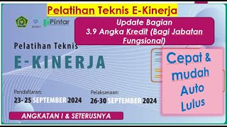 Kunci Jawaban amp Pembahasan Pelatihan Teknis EKinerja MOOC Pintar Kemenag [upl. by Adnoryt]