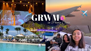 GRWM in Punta Cana Hard Rock Hotel ✈️💄 [upl. by Nader553]