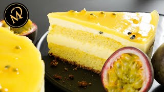 Schnelle Mango Passionsfrucht Torte quotSOMMERTORTENquot neuer Online Kurs in der Back Academy [upl. by Alger]