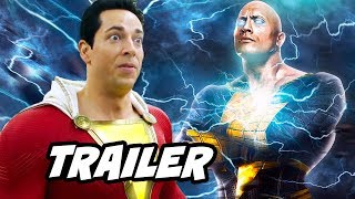 Shazam Trailer  Black Adam Justice League Easter Eggs Breakdown [upl. by Rayford961]