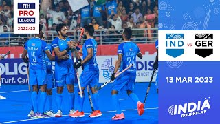 FIH Hockey Pro League 202223 India vs Germany Men Game 2  Highlights [upl. by Vanhomrigh]