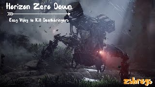 Horizon Zero Dawn  How To Kill a Deathbringer EASY  Intermediate Guide [upl. by Fabria]