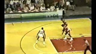 MICHAEL JORDAN His second NBA game 19841027 [upl. by Atinyl]