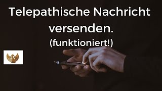 Sende telepathisch eine Nachricht an eine bestimmte Personfunktioniert [upl. by Cindra]