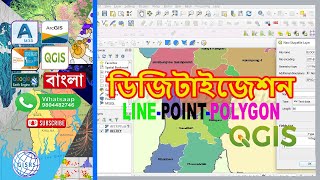 Mastering Digitization Point Line and Polygon in QGIS [upl. by Orville]