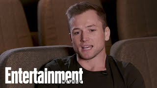 Taron Egerton On His Performances In Rocketman Singing Live amp More  Entertainment Weekly [upl. by Eladnor]