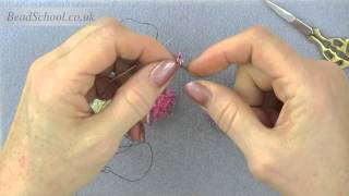 Beadschool Tutorial Techniques  Peyote Spiral [upl. by Jaella]