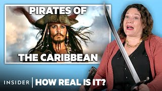 Pirate Historian Rates 8 Pirate Battles In Movies And TV  How Real Is It  Insider [upl. by Aneeuq]