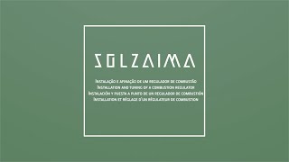 Instalação e afinação de um regulador de combustão [upl. by Nospmoht]