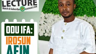 very interesting odu ifa story from ese ifa irosunafin irosun ofun ask questions about ifa [upl. by Heisel]