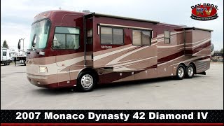 2007 Monaco Dynasty 42 Diamond IV Motorhome RV Video [upl. by Cyndy]