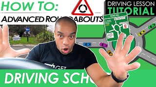 Large Roundabouts  Busy MultiLane Roundabout Tips  Driving Tutorial  Updated 2023 [upl. by Laundes]