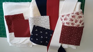 Patriotic Disappearing Nine Patch Quilt  Part 1 [upl. by Aicilat]