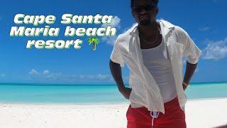 Cheapest remote beach in the Caribbean  Cape Santa Maria Beach Resort 🌴 [upl. by Wenoa]