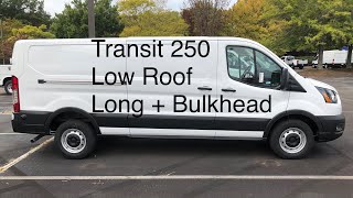 Sold NEW 23 Transit Low Roof 148WB  Bulkhead Gas [upl. by Clementine880]