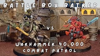 Battle Box Batrep  Warhammer 40000 Combat Patrol Leagues of Votann vs Orks [upl. by Skier275]