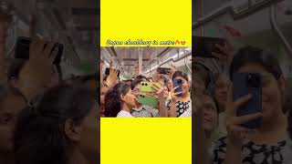 Sapna Chaudhary Singing in Metro🔥😍Wait For Girl Dance shorts singing viral [upl. by Olwena]