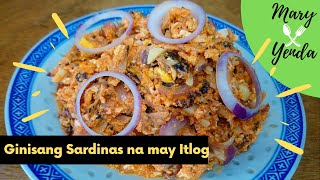 Sautéed Sardines with Egg  Ginisang Sardinas na may Itlog [upl. by Ueik23]