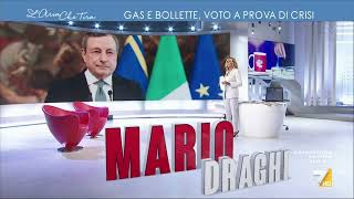 Gas lappello di Myrta Merlino a Mario Draghi quotPresidente se ci sei batti un colpo spiega [upl. by Stoll48]