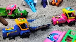 wow trolley trektor ka pe ja raha hai hydrolic Tarak parrots and tiger video cartoon car vocal 112 [upl. by Kutzenco41]