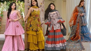 Sharara style Dress Designs for Girls  Trendy Summer Wear 2024  For Summer Dress design sharara [upl. by Skcirdnek]